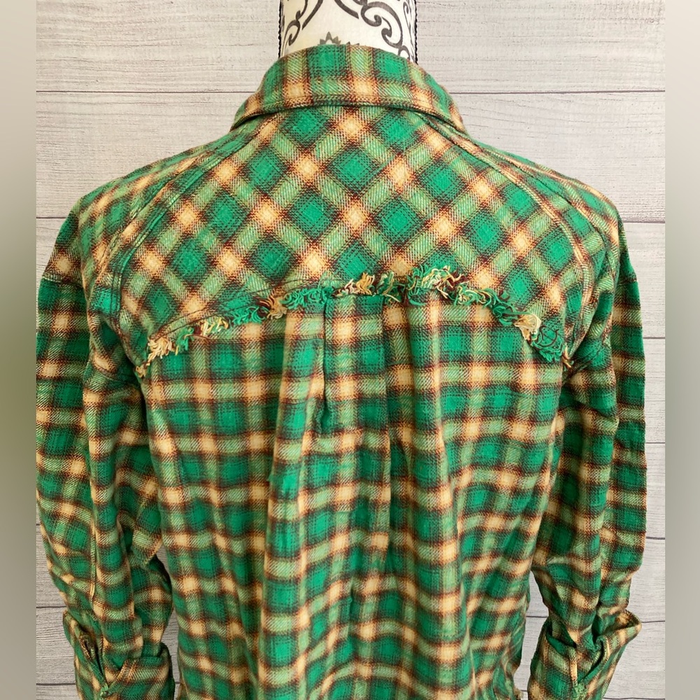 BDG Urban Outfitters | NWOT Women’s Brixton Button-Down Flannel Shirt - Picture 7 of 12